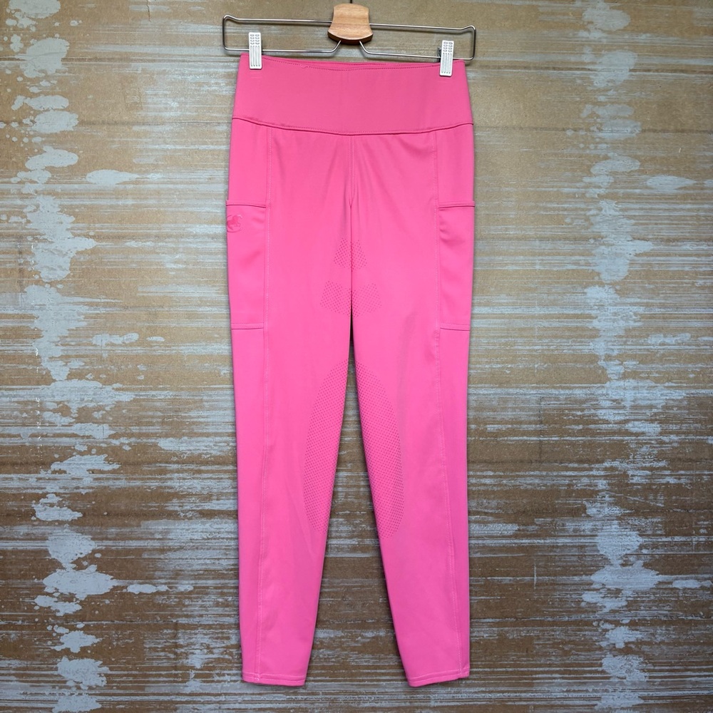 Smartpak Piper Riding Tights Dark Rose Equestrian Schooling Stretch Womens M